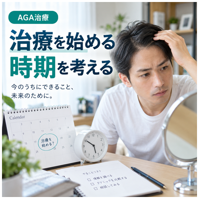 治療を始める時期を考える