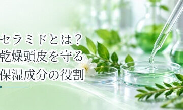 セラミドとは？乾燥頭皮を守る保湿成分の役割を解説