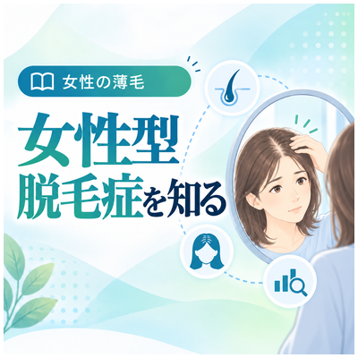 女性型脱毛症を知る