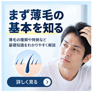 まず薄毛の基本を知る