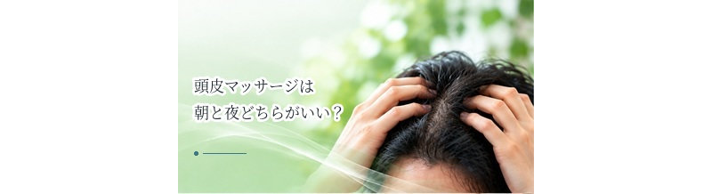 頭皮マッサージは朝と夜どちらがいい？おすすめのタイミングを解説