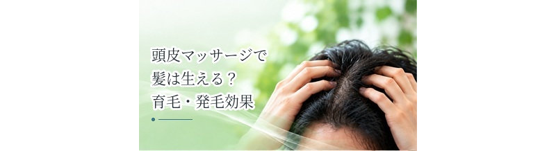 頭皮マッサージで髪は生える？育毛・発毛効果との違いを解説