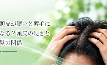 頭皮が硬いと薄毛になる？頭皮の硬さと髪の関係を解説
