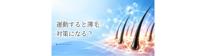 運動すると薄毛対策になる？髪のための運動習慣の考え方