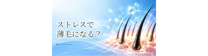 ストレスで薄毛になる？髪や抜け毛に影響する仕組みと対策