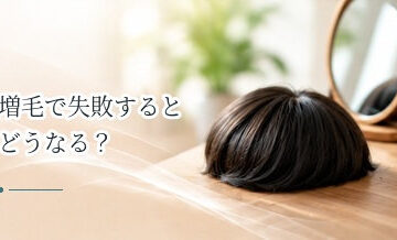 増毛で失敗するとどうなる？不自然さ・外れ・メンテナンスの問題
