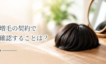 増毛の契約で確認することは？解約・追加料金・保証をチェック