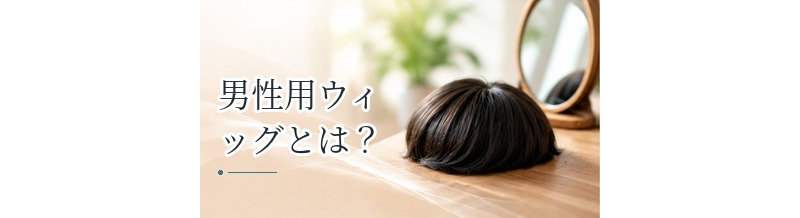 男性用ウィッグとは？種類・選び方・自然に見せるポイント