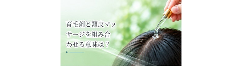 育毛剤と頭皮マッサージを組み合わせる意味は？セルフケアの考え方